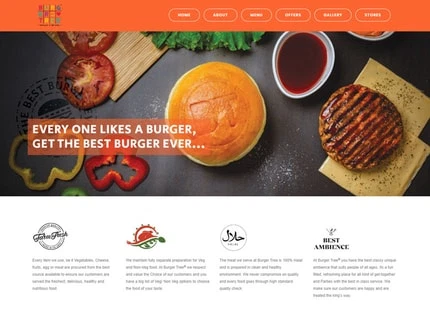 Burger Tree by Best Professional Website Design and Development Company in Mukkam, Calicut, Kerala. Shab Solutions is a Top Web design and development company in calicut, mukkam, Kerala, India