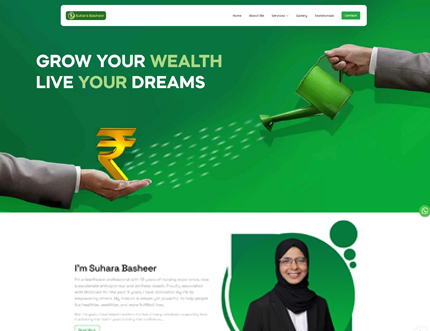 Suhara Basheer by Best Professional Website Design and Development Company in Mukkam, Calicut, Kerala. Shab Solutions is a Top Web design and development company in calicut, mukkam, Kerala, India